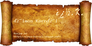 Álmos Kornél névjegykártya